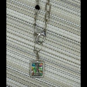 Live in the moment necklace.